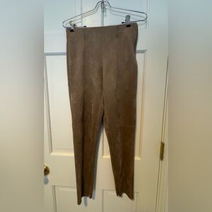 Zara Tan Ankle Cropped Pants